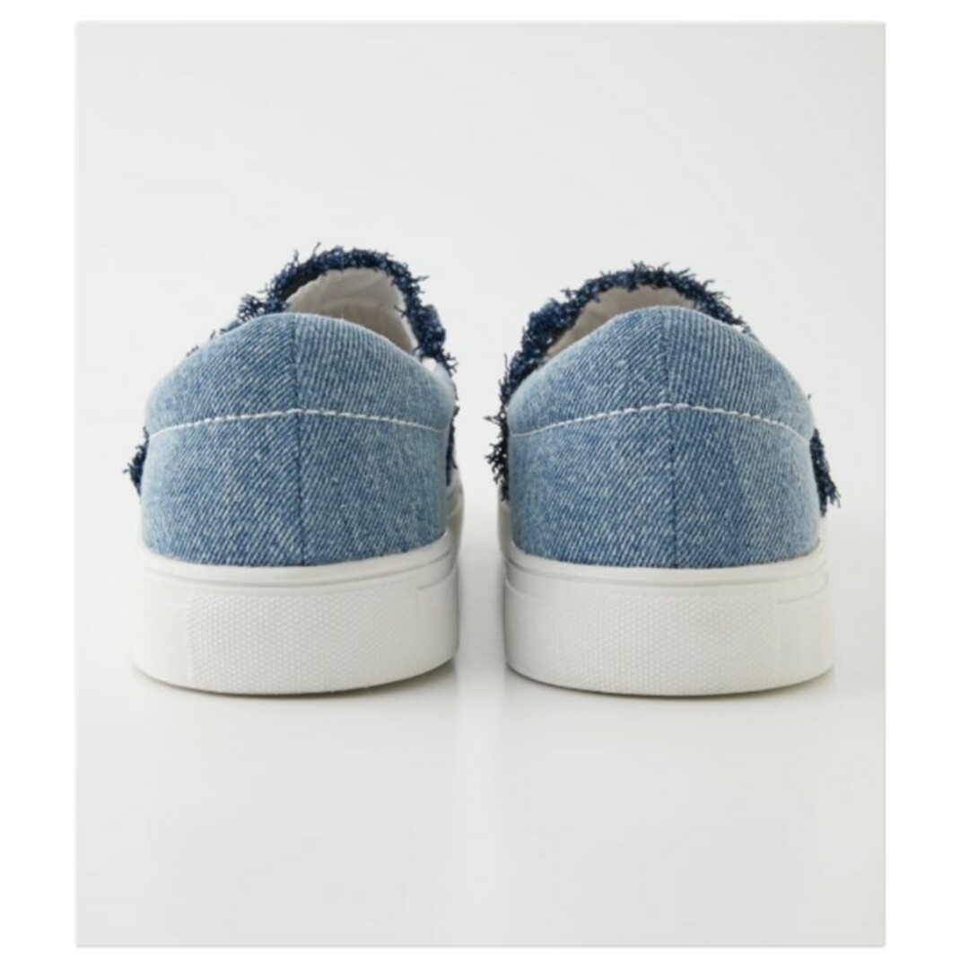 RODEO CROWNS WIDE BOWL(ロデオクラウンズワイドボウル)の✵RODEO CROWNSWB✵0528 CROWN DENIM SLIP-ON レディースの靴/シューズ(スリッポン/モカシン)の商品写真