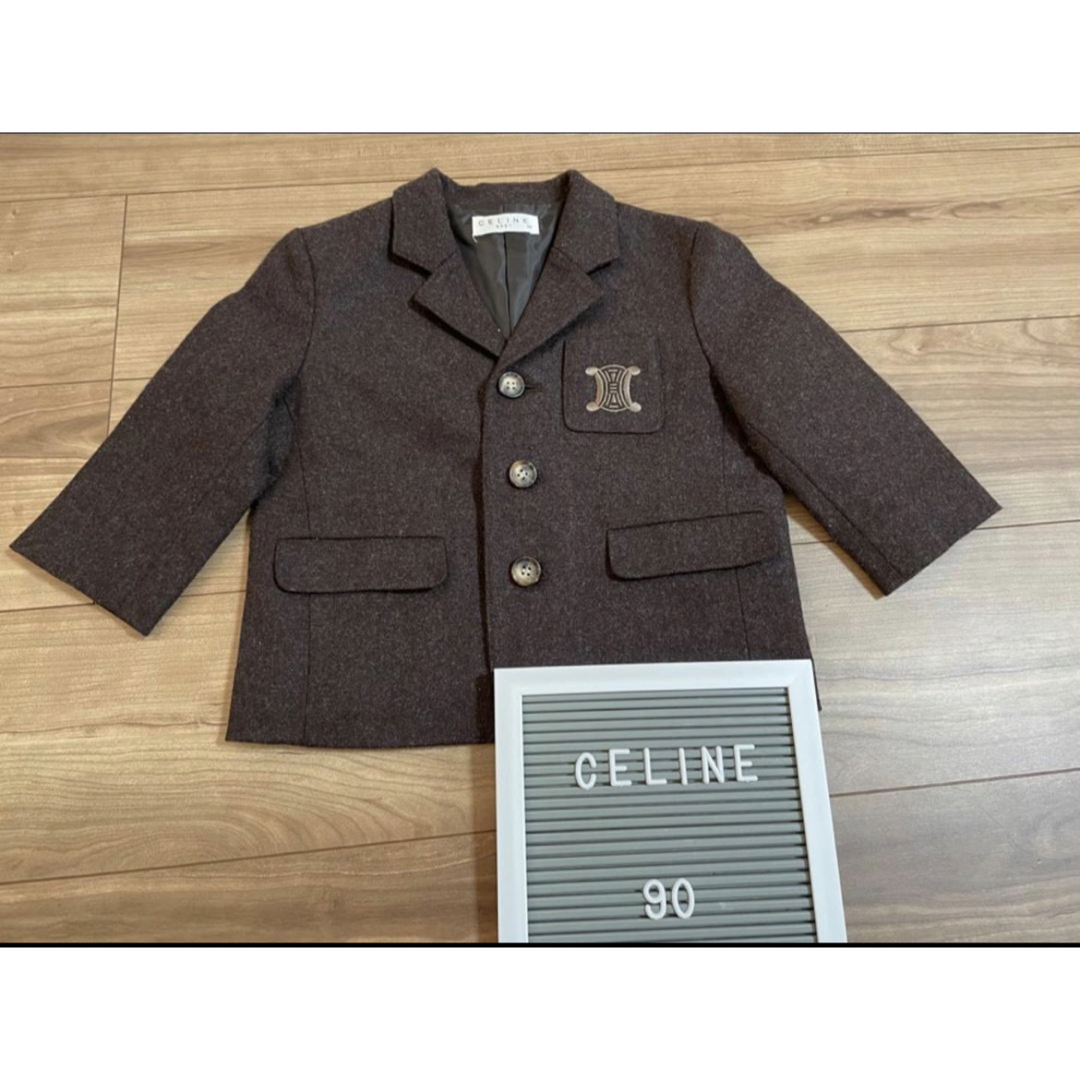 celine(セリーヌ)の★美品希少★ セリーヌ フォーマル ジャケット 90 キッズ/ベビー/マタニティのキッズ服男の子用(90cm~)(ドレス/フォーマル)の商品写真