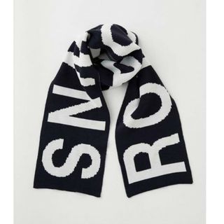 MONCLER - 送料無料 134 MONCLER SCIARPA ネイビー カシミヤ混合