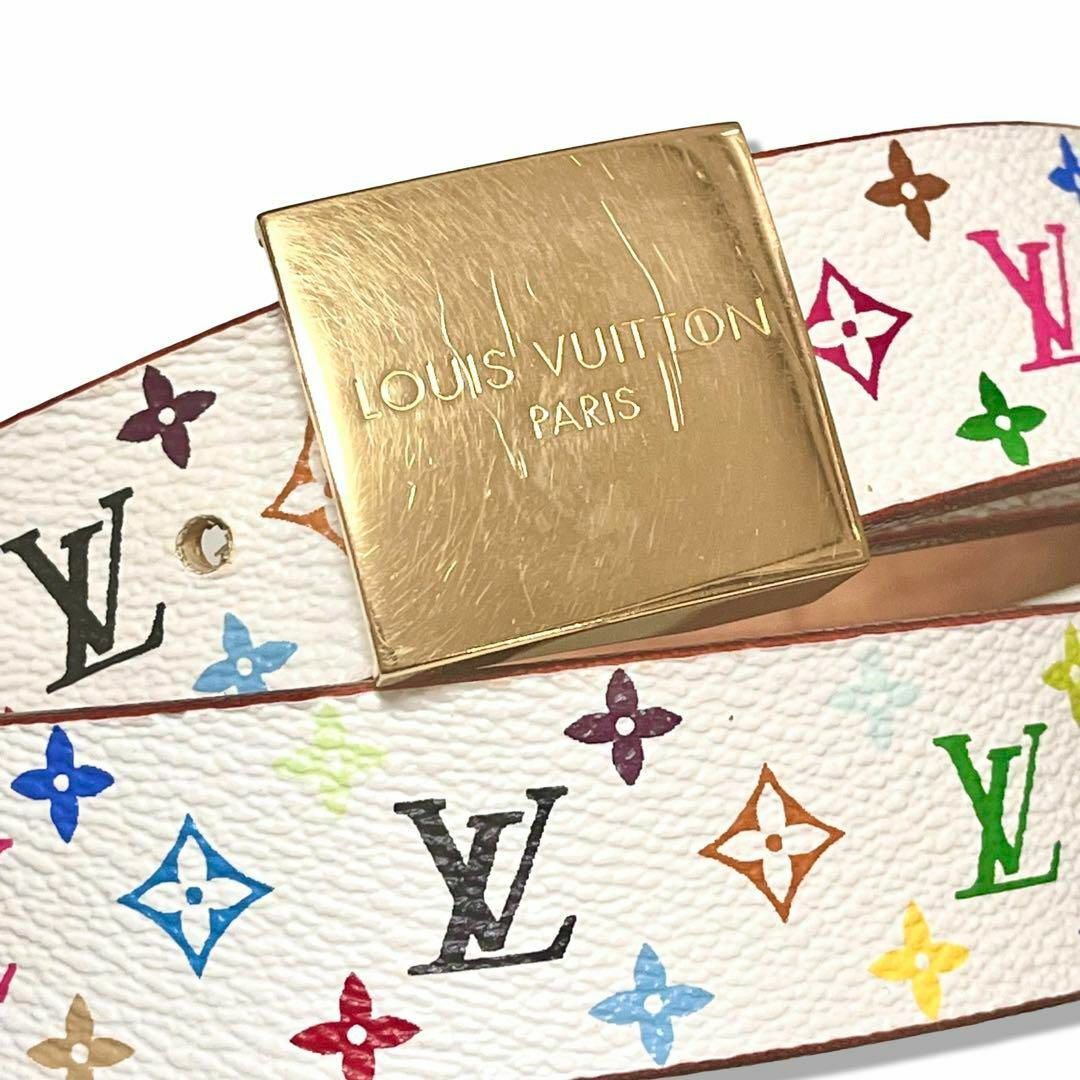 LOUIS VUITTON(ルイヴィトン)のラスト一点　ルイヴィトン　モノグラム　サンチュール キャレ ベルト　送料無料 レディースのファッション小物(ベルト)の商品写真