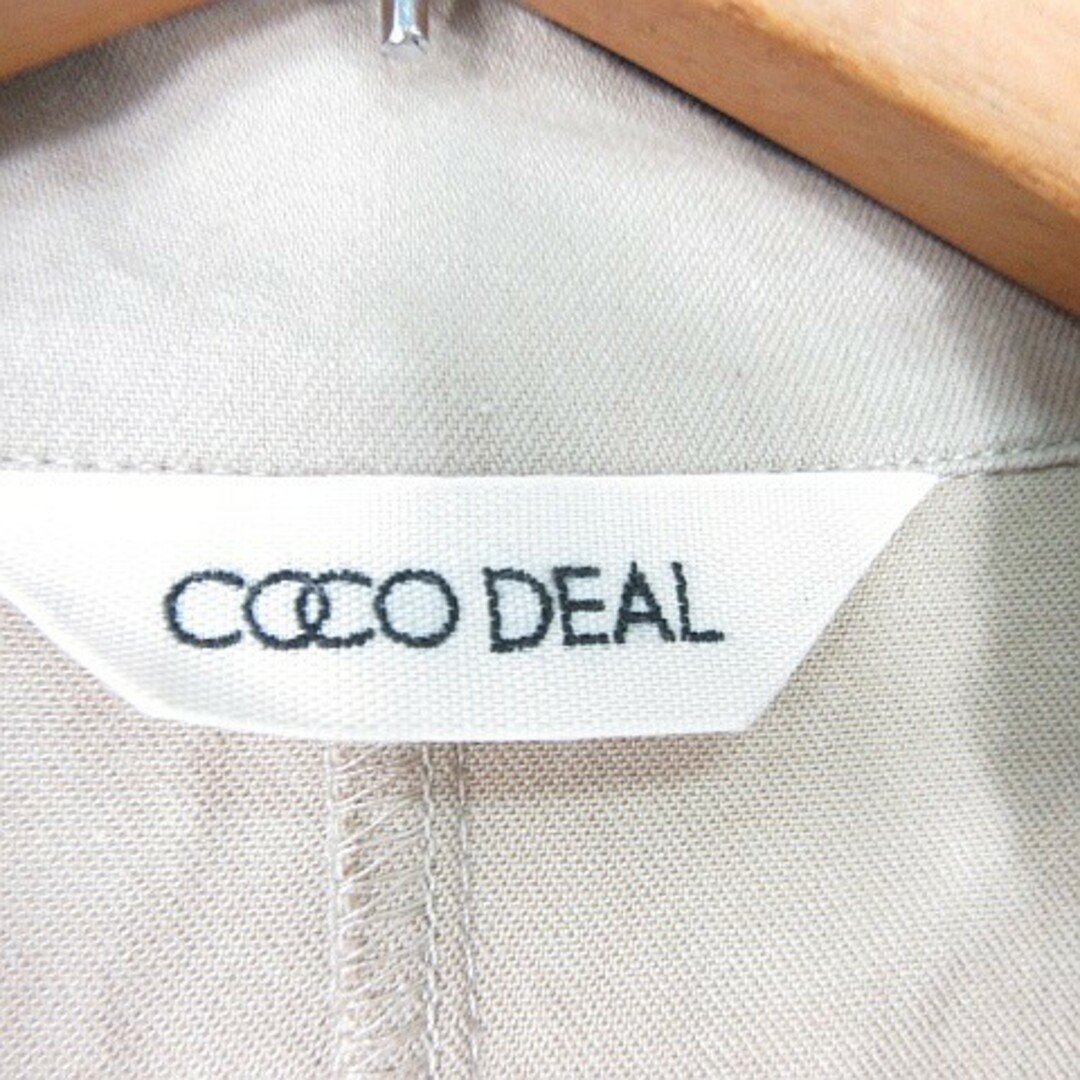 COCO DEAL(ココディール)のココディール COCO DEAL トレンチ ワンピース マキシ丈 2 レディースのワンピース(ロングワンピース/マキシワンピース)の商品写真