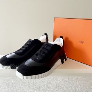 エルメス(Hermes)のHERMES バウンシング メンズ 42 ブラック エルメス  スニーカー 新品(スニーカー)