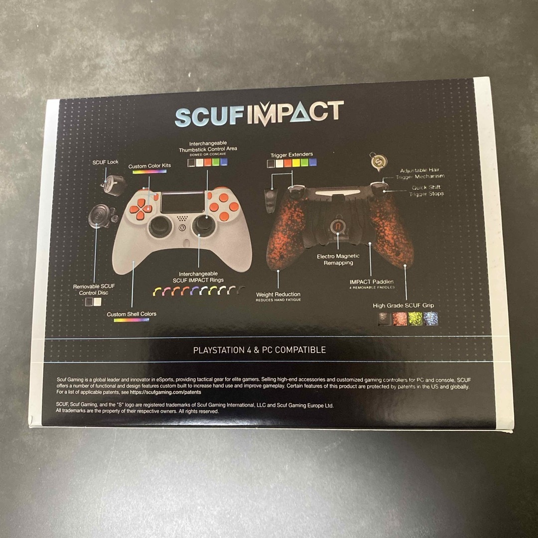 PlayStation4(プレイステーション4)の【新品】SCUF IMPACT "FULL CUSTOM" ENERGON エンタメ/ホビーの雑誌(ゲーム)の商品写真