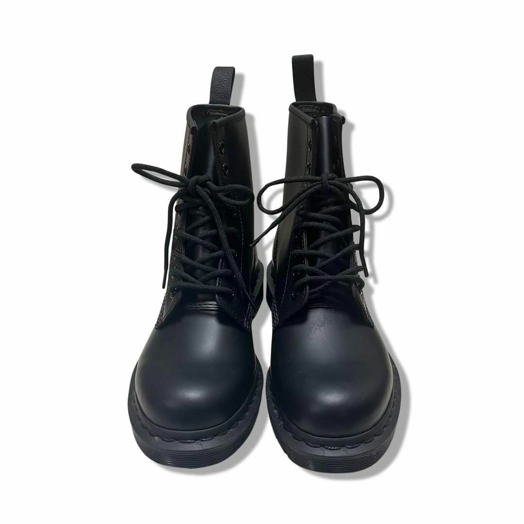 Dr.Martens(ドクターマーチン)の一点限り　ドクターマーチン　MONO 8ホール レザーブーツ　ブラック　送料無料 レディースの靴/シューズ(ブーツ)の商品写真