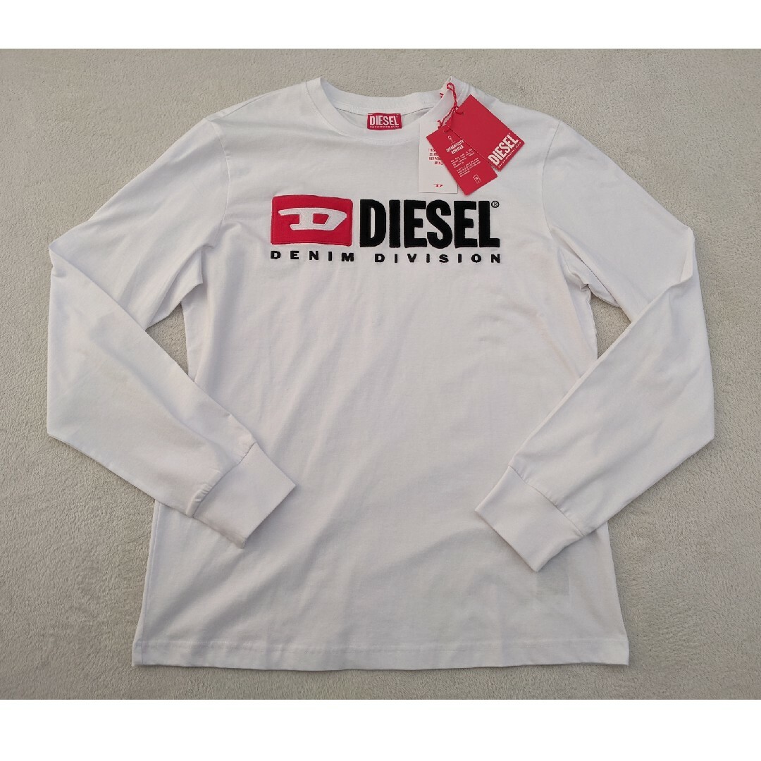 DIESEL - DIESEL ディーゼル 長袖 tシャツ カットソー 白 Ｍ 新品未