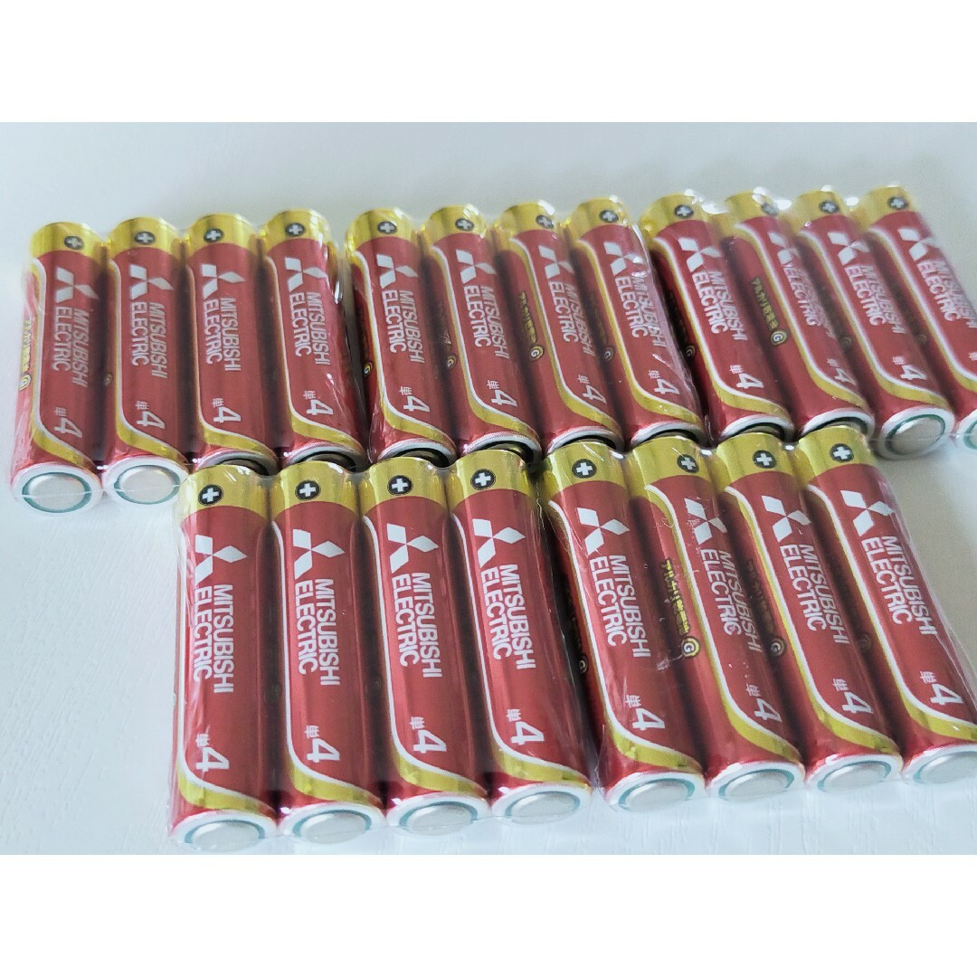 三菱 - 新品 MITSUBISHI アルカリ乾電池 単4 20本の通販 by cocoa-'s