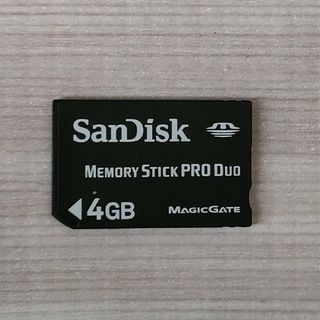 サンディスク(SanDisk)のメモリースティックPRODUO4GB SanDisk(その他)