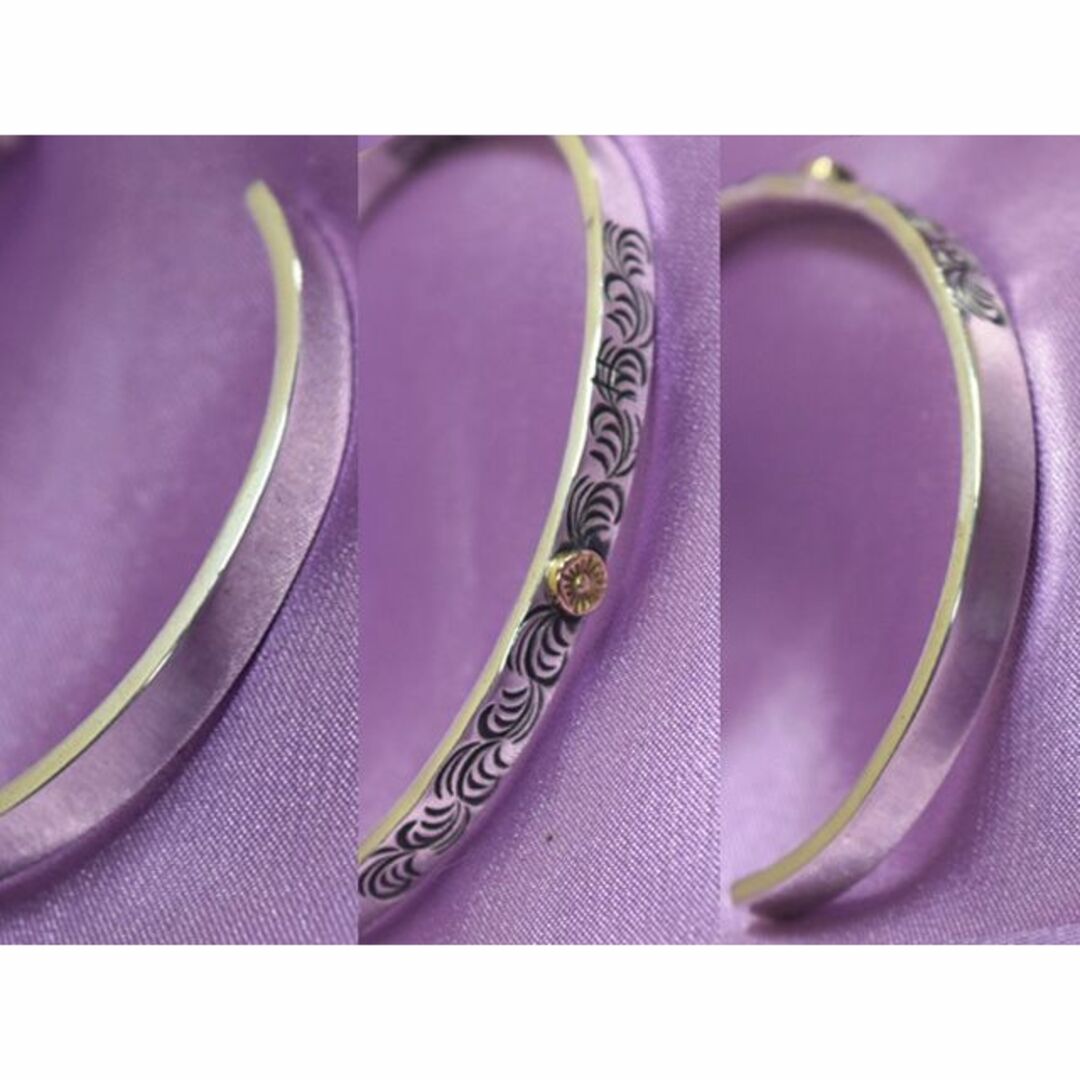 ARIZONA FREEDOM(アリゾナフリーダム)のARIZONA FREEDOM BANGLE SILVER 925 18K レディースのアクセサリー(ブレスレット/バングル)の商品写真