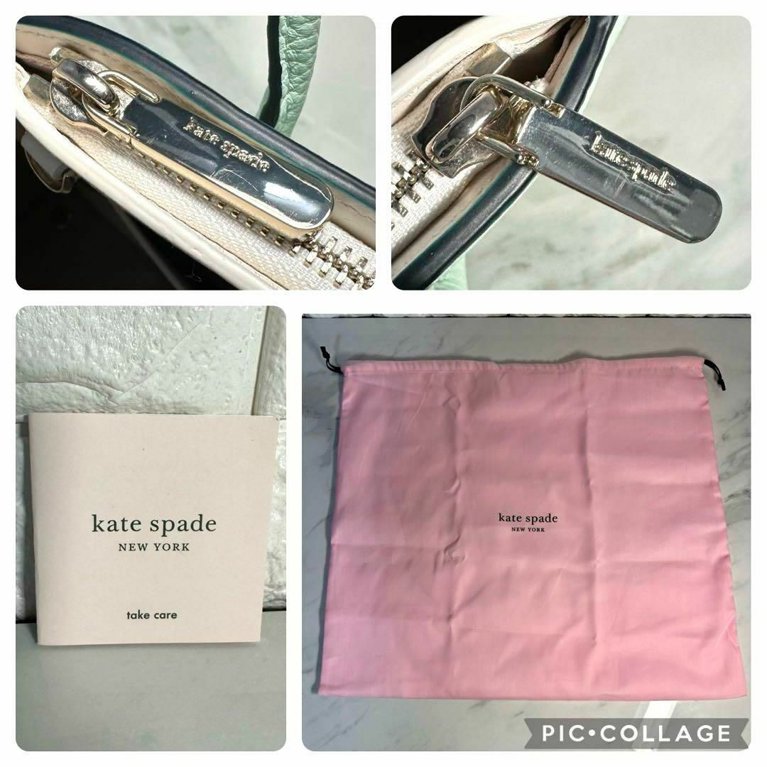 kate spade new york(ケイトスペードニューヨーク)の美品　ケイトスペード　ノット　ミニサッチェル　ショルダーバッグ　ライトグリーン レディースのバッグ(ショルダーバッグ)の商品写真