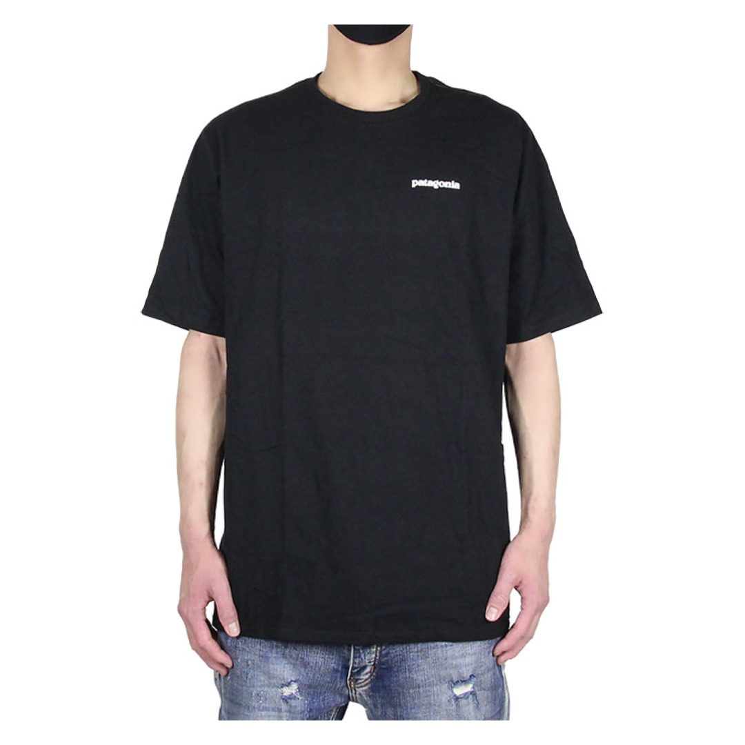 patagonia(パタゴニア)のpatagonia Tシャツ XXL P-6 LOGO ブラック　パタゴニア メンズのトップス(Tシャツ/カットソー(半袖/袖なし))の商品写真