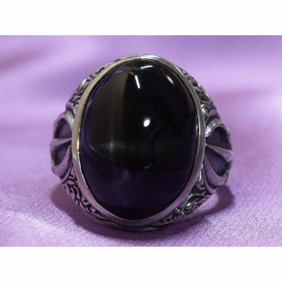 ZOCALO(ソカロ)のZOCALO DORJE STONE RING BLACK STAR 25号 メンズのアクセサリー(リング(指輪))の商品写真