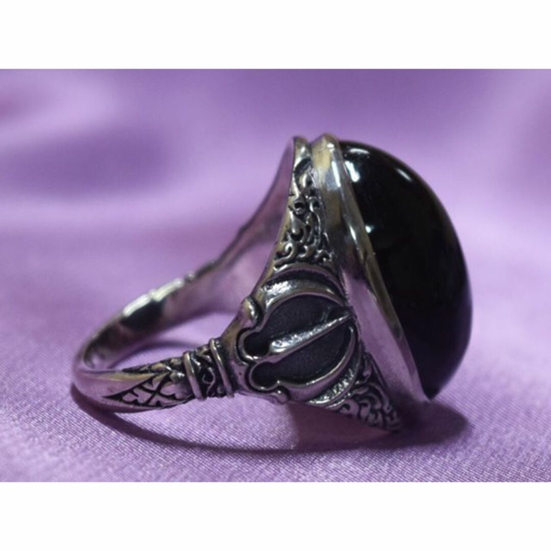 ZOCALO(ソカロ)のZOCALO DORJE STONE RING BLACK STAR 25号 メンズのアクセサリー(リング(指輪))の商品写真