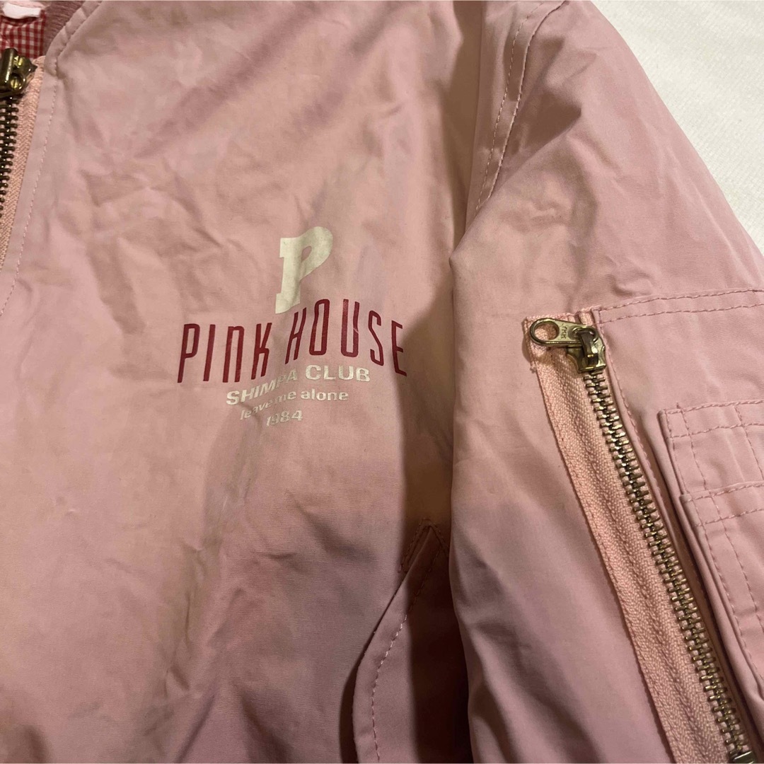 PINK HOUSE(ピンクハウス)のピンクハウス MA-1 ブルゾン キューピー レディースのジャケット/アウター(ブルゾン)の商品写真