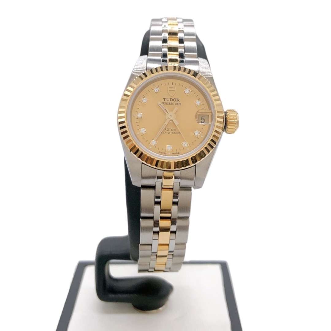 Tudor(チュードル)の　チューダー/チュードル TUDOR プリンセス デイト 92513G ゴールド K18YG/SS レディース 腕時計 レディースのファッション小物(腕時計)の商品写真