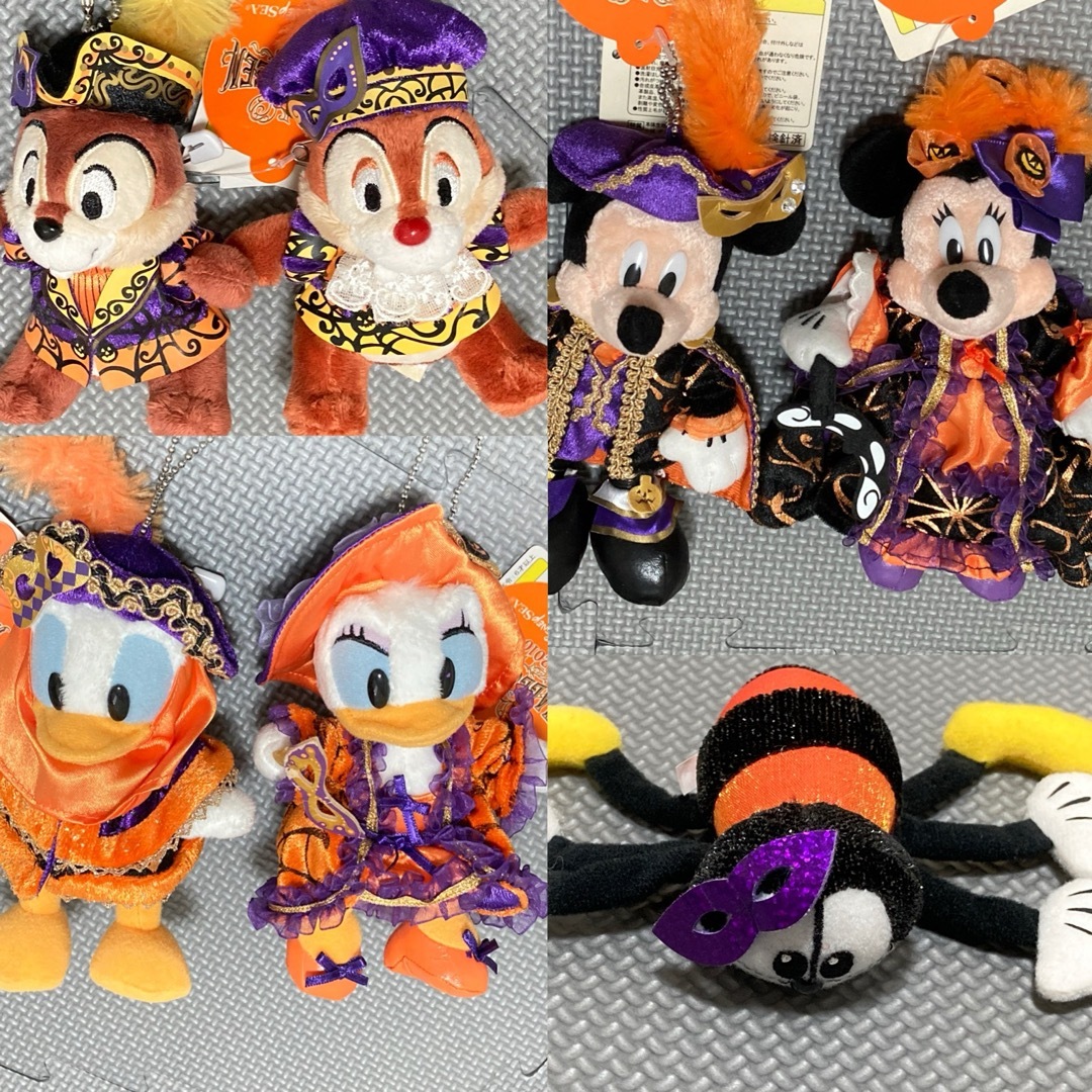 Disney(ディズニー)のディズニー　ハロウィン　ミステリアスマスカレード  ぬいぐるみバッジ エンタメ/ホビーのおもちゃ/ぬいぐるみ(キャラクターグッズ)の商品写真