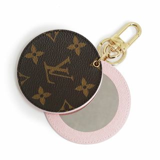 ルイヴィトン(LOUIS VUITTON)のルイ ヴィトン LVミラー キーリング キーホルダー バッグチャーム モノグラム ブラウン ローズバレリーヌ ピンク 茶 ゴールド金具 M68003 箱付 LOUIS VUITTON（新品・未使用品）(キーホルダー)