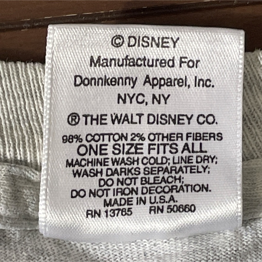 Disney(ディズニー)の【90'S 】M&C お座りミッキーTEE 希少　霜降りグレー　ＸＬ　ディズニー メンズのトップス(Tシャツ/カットソー(半袖/袖なし))の商品写真