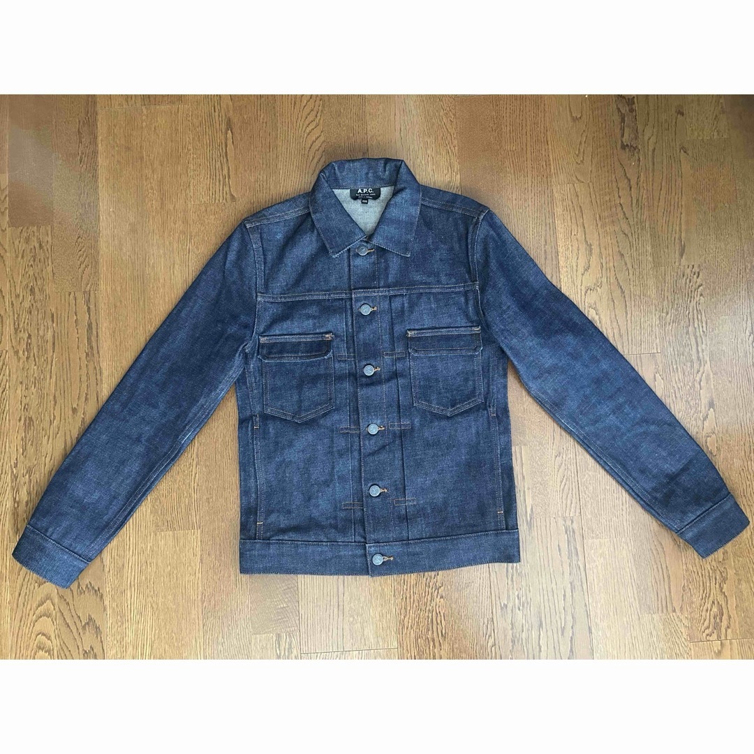 A.P.C(アーペーセー)のA.P.C. ワークデニムジャケット　ノンウォッシュ メンズのジャケット/アウター(Gジャン/デニムジャケット)の商品写真