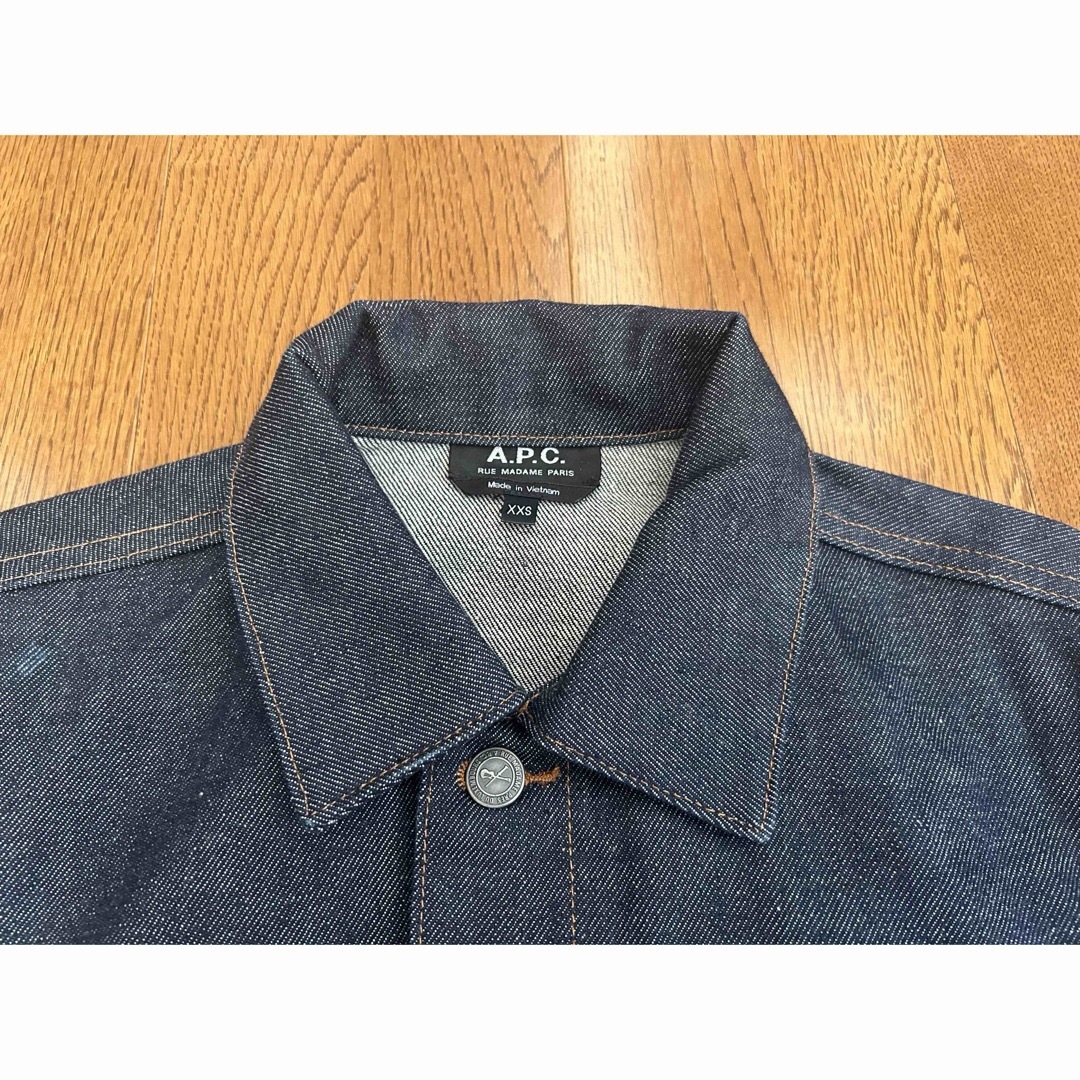 A.P.C(アーペーセー)のA.P.C. ワークデニムジャケット　ノンウォッシュ メンズのジャケット/アウター(Gジャン/デニムジャケット)の商品写真