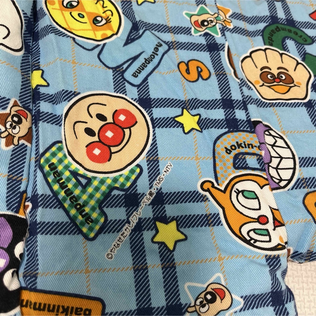 100センチ　丹前　半纏　はんてん　アンパンマン キッズ/ベビー/マタニティのキッズ服男の子用(90cm~)(和服/着物)の商品写真