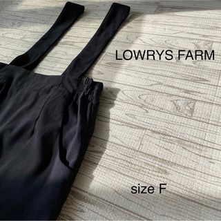 ローリーズファーム(LOWRYS FARM)のROWRYS FARM ローリーズファーム　スカート　フリーサイズ　ブラック(ひざ丈スカート)