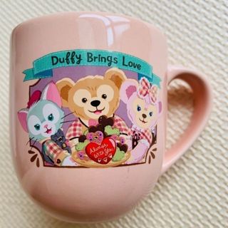 ディズニー(Disney)のスウィートダッフィー マグカップ 陶器 ピンク ココア(キャラクターグッズ)