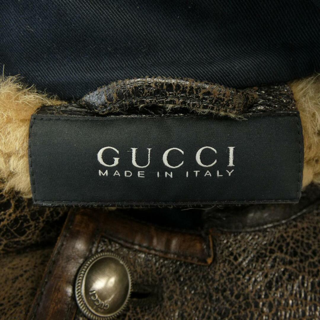 Gucci(グッチ)の【ヴィンテージ】グッチ GUCCI ムートンジャケット メンズのジャケット/アウター(テーラードジャケット)の商品写真