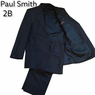 ポールスミス(Paul Smith)の【美品】高級 Paul Smith セットアップ 2B 格子柄 送料無料 M(セットアップ)