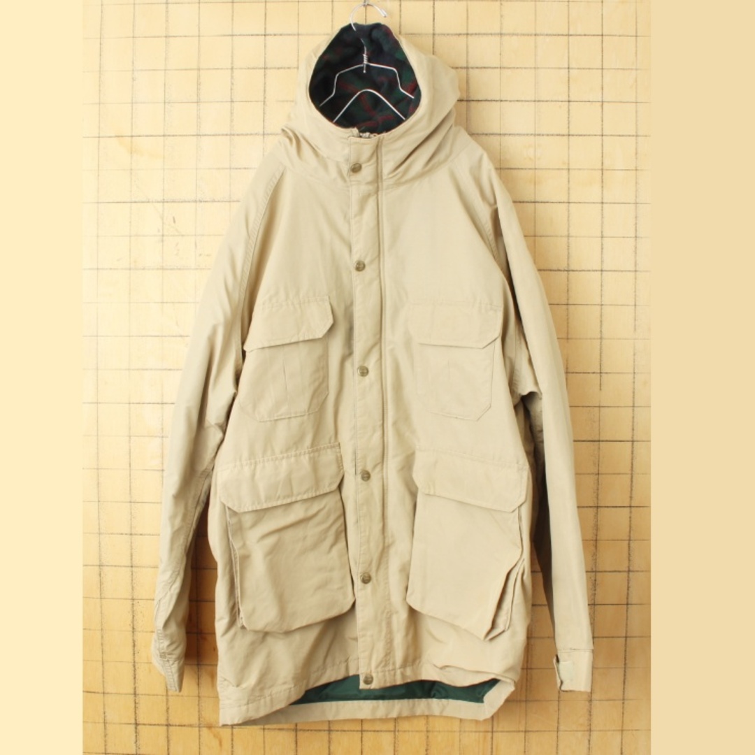 WOOLRICH(ウールリッチ)の80s USA製 Woolrich マウンテンパーカー ベージュL aw209 メンズのジャケット/アウター(マウンテンパーカー)の商品写真