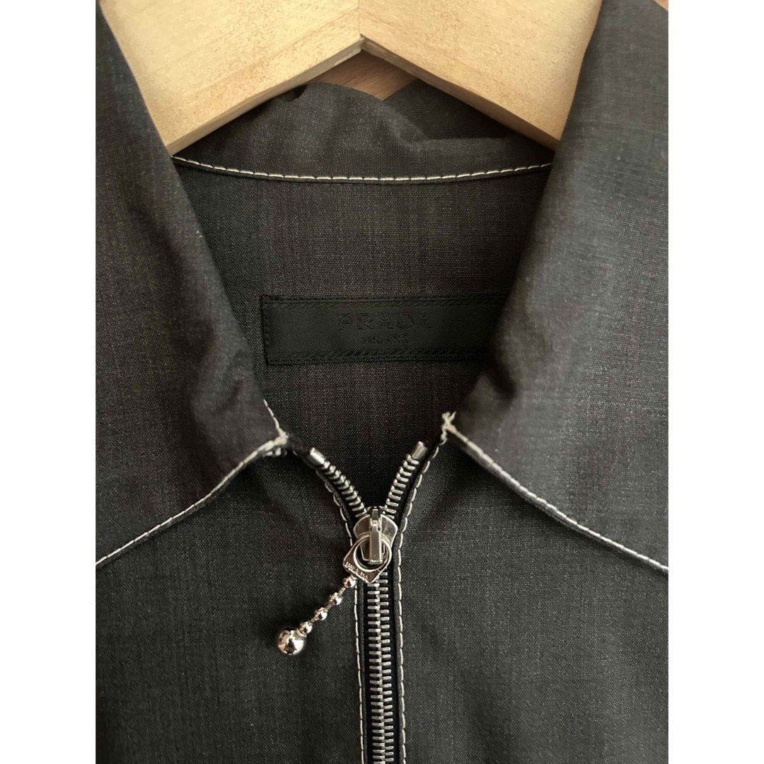 PRADA(プラダ)の【ta様専用】prada プラダ　zip shirt ジップシャツ メンズのトップス(シャツ)の商品写真