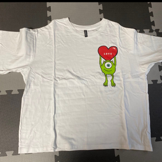 エイチアンドエム(H&M)のモンスターズインク マイク 白Tシャツ(Tシャツ(半袖/袖なし))