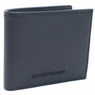 エンポリオアルマーニ(Emporio Armani)の【新品 未使用】アルマーニ ARMANI ２つ折り財布 Y4R167 ネイビー系(折り財布)