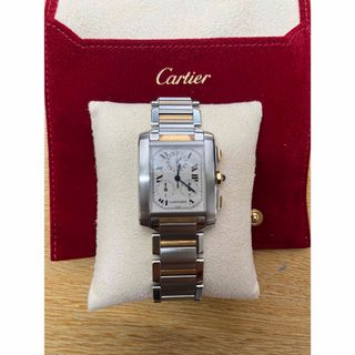 【CARTIER】カルティエ タンクディバンLM W6300755 自動巻き メンズ_722740【ev10】