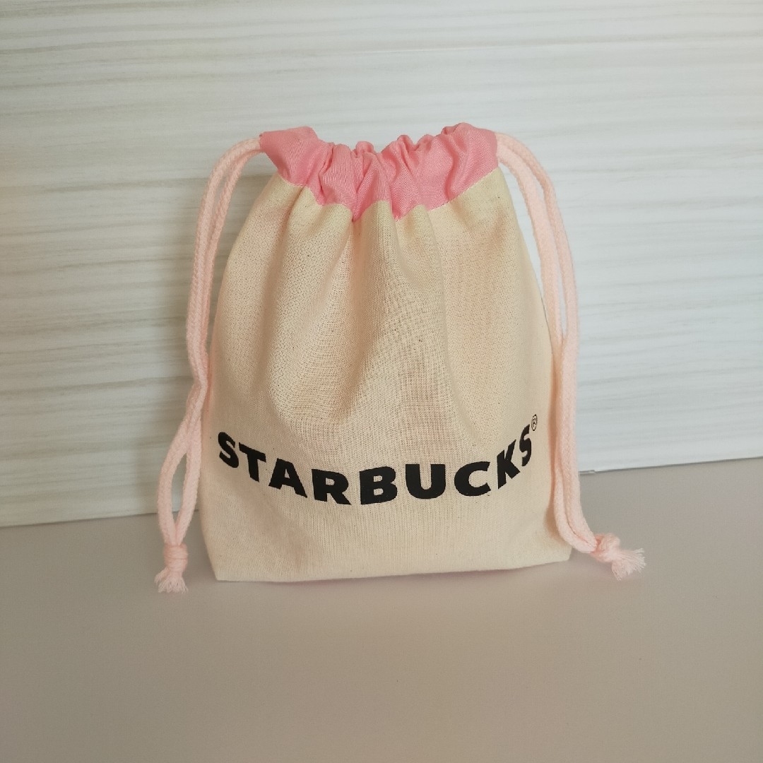 Starbucks Coffee(スターバックスコーヒー)の巾着　袋　ハンドメイド ハンドメイドのファッション小物(ポーチ)の商品写真