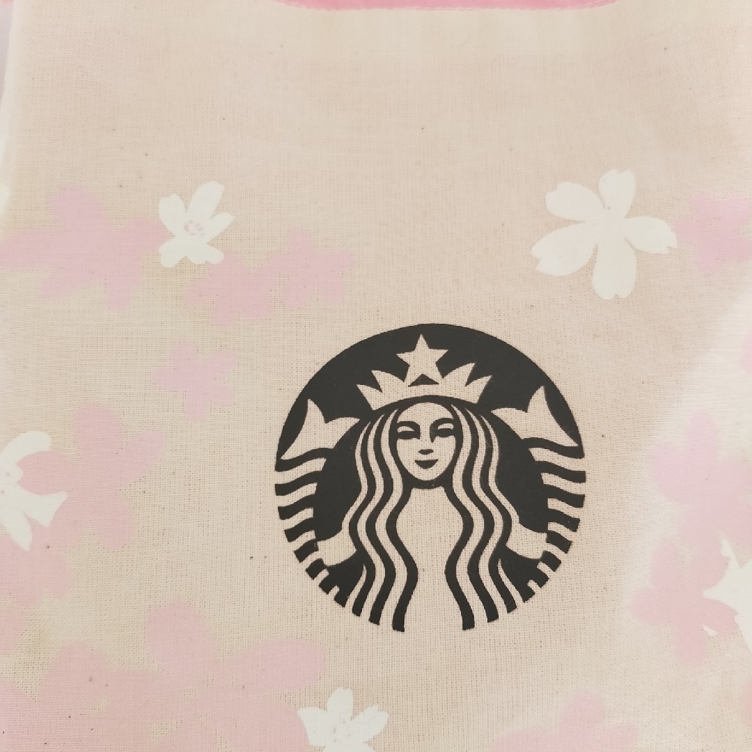 Starbucks Coffee(スターバックスコーヒー)の巾着　袋　ハンドメイド ハンドメイドのファッション小物(ポーチ)の商品写真