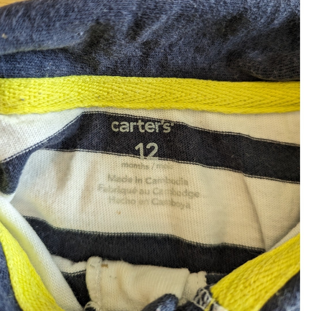 carter's(カーターズ)のCarter's　襟付き半袖カバーオール　12m キッズ/ベビー/マタニティのベビー服(~85cm)(カバーオール)の商品写真