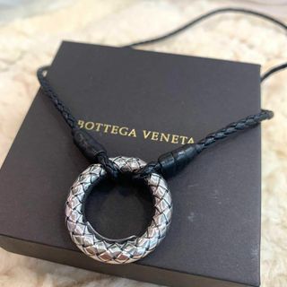 カラーシルバーBOTTEGA VENETA 高級ブランドシルバーネックレス メンズ レディース