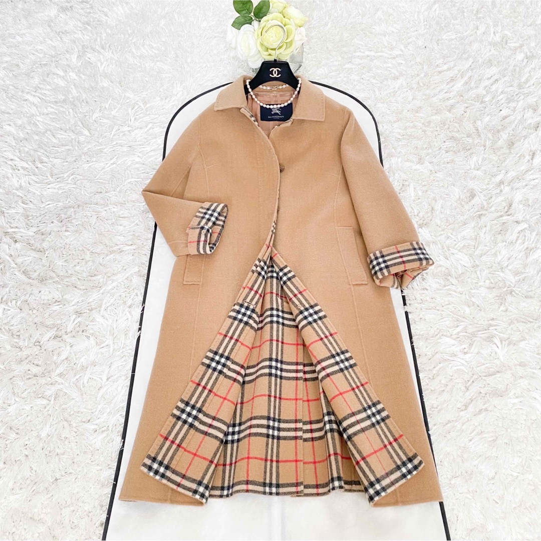 BURBERRY(バーバリー)の★★美品★希少モデル バーバリーロンドン カシミヤ コート★★ レディースのジャケット/アウター(ロングコート)の商品写真