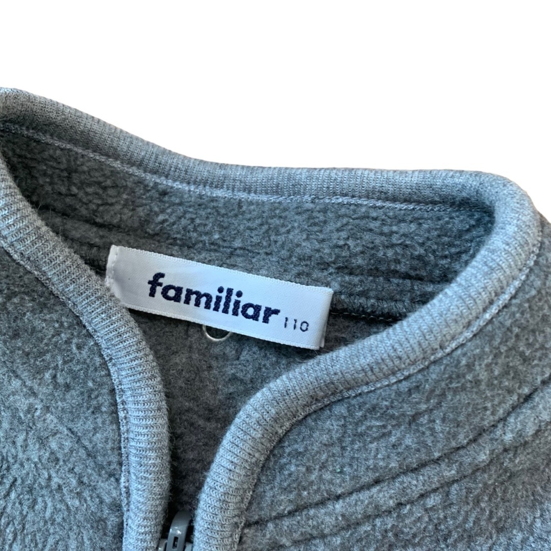 familiar(ファミリア)のファミリア　ベスト　フリース　キッズ　110 キッズ/ベビー/マタニティのキッズ服男の子用(90cm~)(ジャケット/上着)の商品写真