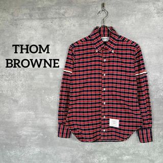 トムブラウン(THOM BROWNE)の『THOM BROWNE.』 トムブラウン チェック柄 ボタンダウンシャツ(シャツ)