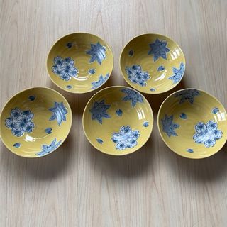 タチキチ(たち吉)の☆たち吉 花紅葉 小鉢5枚☆(食器)