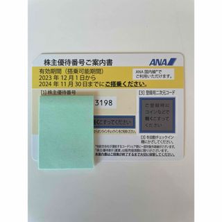 エーエヌエー(ゼンニッポンクウユ)(ANA(全日本空輸))のANA 株主優待券　1枚(航空券)