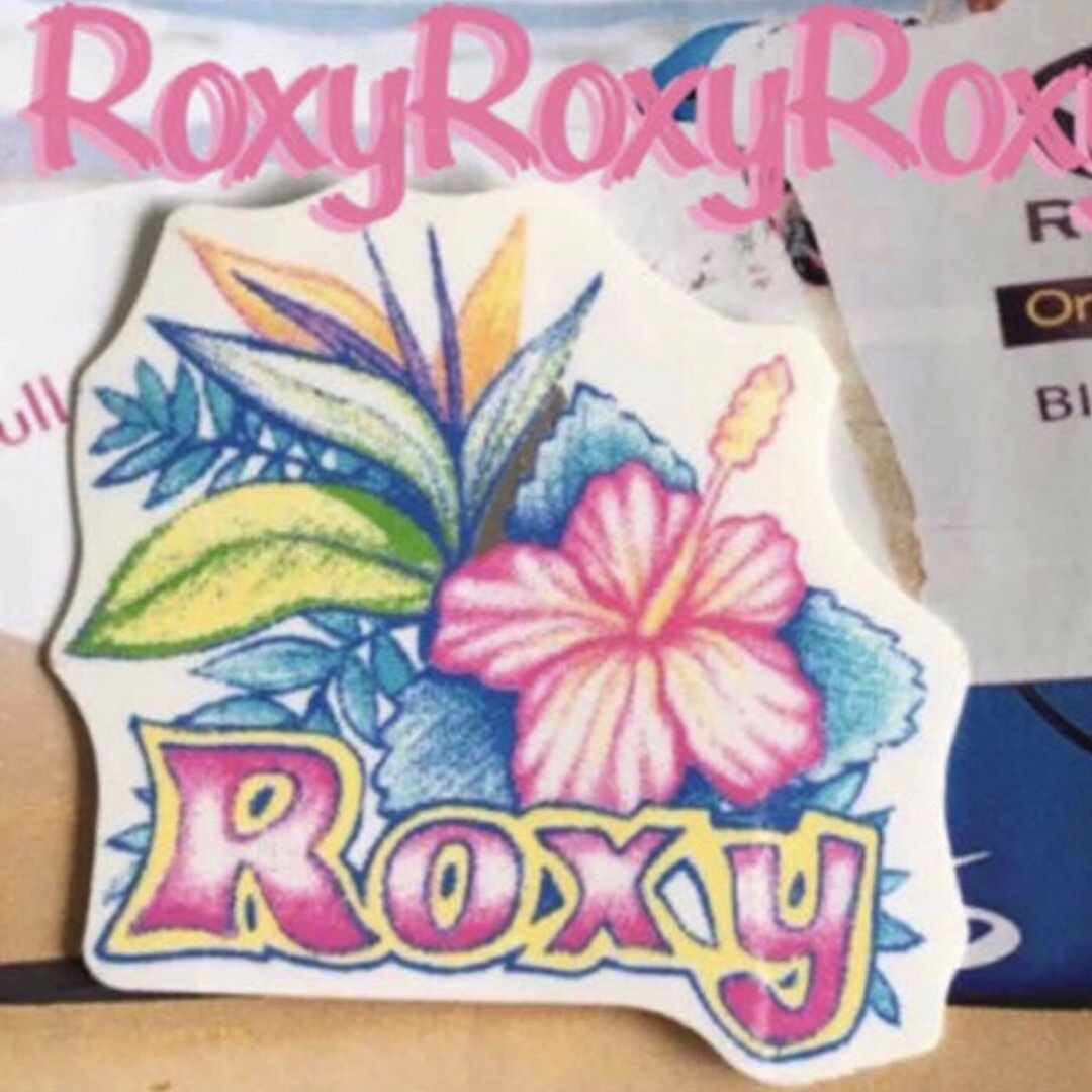 Roxy(ロキシー)のROXYロキシーUS限定型抜きtropicalデザインステッカーラスト１ スポーツ/アウトドアのスポーツ/アウトドア その他(サーフィン)の商品写真