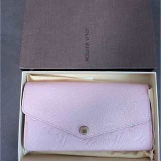 ルイヴィトン(LOUIS VUITTON)のLOUIS VUITTON 長財布 ピンク pink 【中古】(財布)