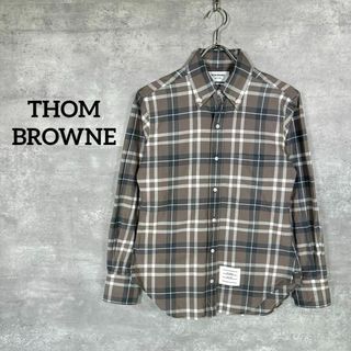 トムブラウン(THOM BROWNE)の『THOM BROWNE.』 トムブラウン チェック柄 ボタンダウンシャツ(シャツ)