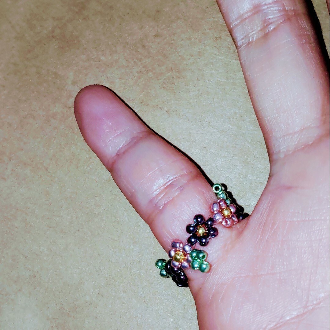 可憐ななお花リング♡ レディースのアクセサリー(リング(指輪))の商品写真