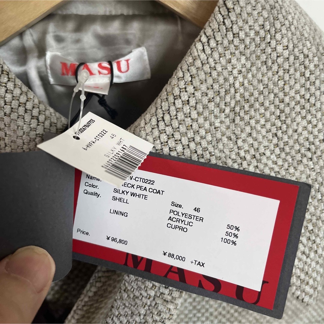 MASU ピーコート 46 V NECK PEA COAT メンズのジャケット/アウター(ピーコート)の商品写真
