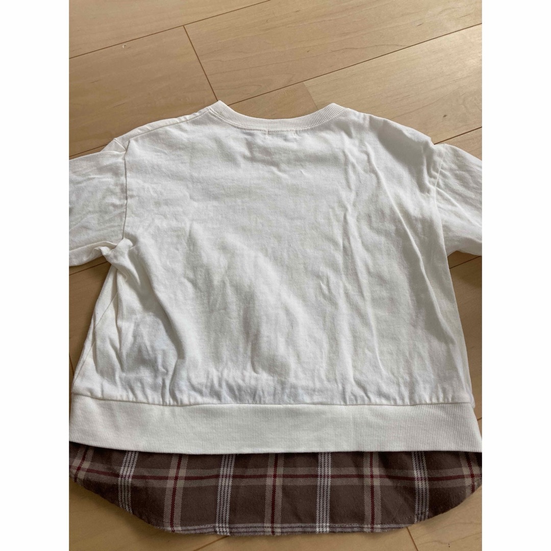 Branshes(ブランシェス)のブランシェス　キッズ　長袖シャツ　Tシャツ　120 キッズ/ベビー/マタニティのキッズ服女の子用(90cm~)(Tシャツ/カットソー)の商品写真