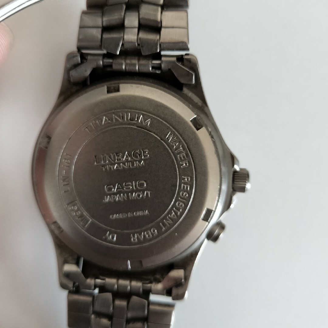 CASIO　LINEAGE　LIN-161 腕時計 メンズの時計(腕時計(アナログ))の商品写真