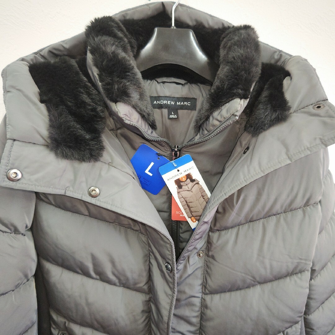 ミドルジャケット 中綿ジャケット ハーフジャケット Lサイズ レディースのジャケット/アウター(ダウンジャケット)の商品写真
